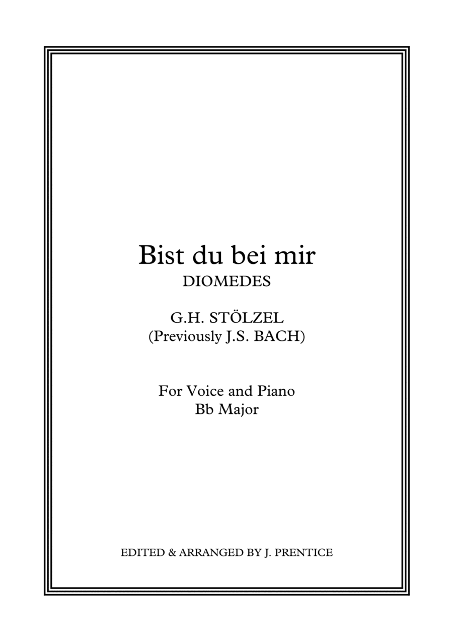Bist du bei mir (Bb Major) (arr. Jonathan Prentice)