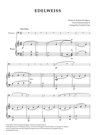Edelweiss (arr. Danillo Porto)