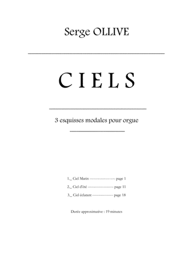 CIELS , OP. 39