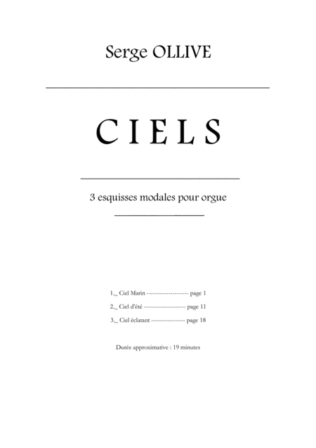 CIELS , OP. 39