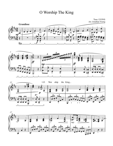 O Worship the King (arr. Jonathan Young)