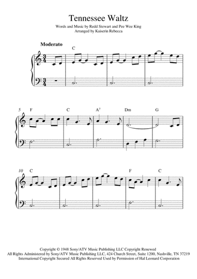 Tennessee Waltz (arr. Kaiserin Rebecca)