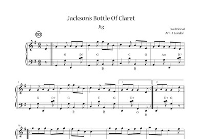 Jackson's Bottle Of Claret (arr. Julia Gordon)