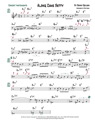 Along Came Betty (arr. Rob Ames)