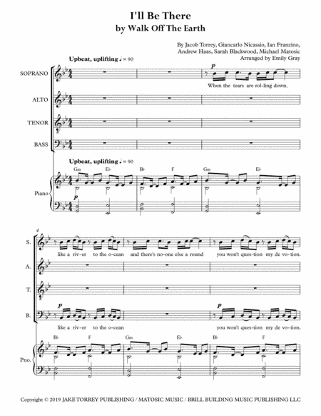 I'll Be There (arr. Emily Gray)