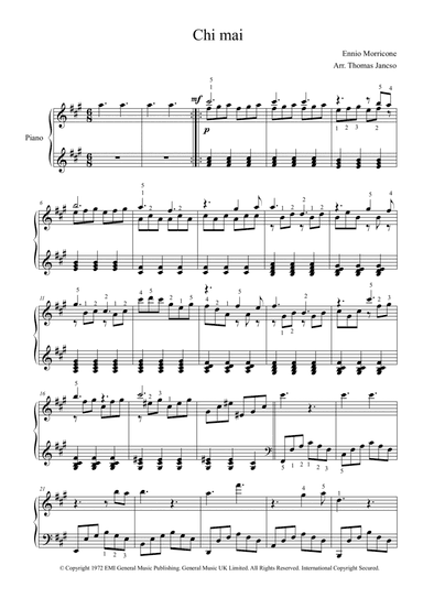 Chi Mai (arr. Thomas Jancso)