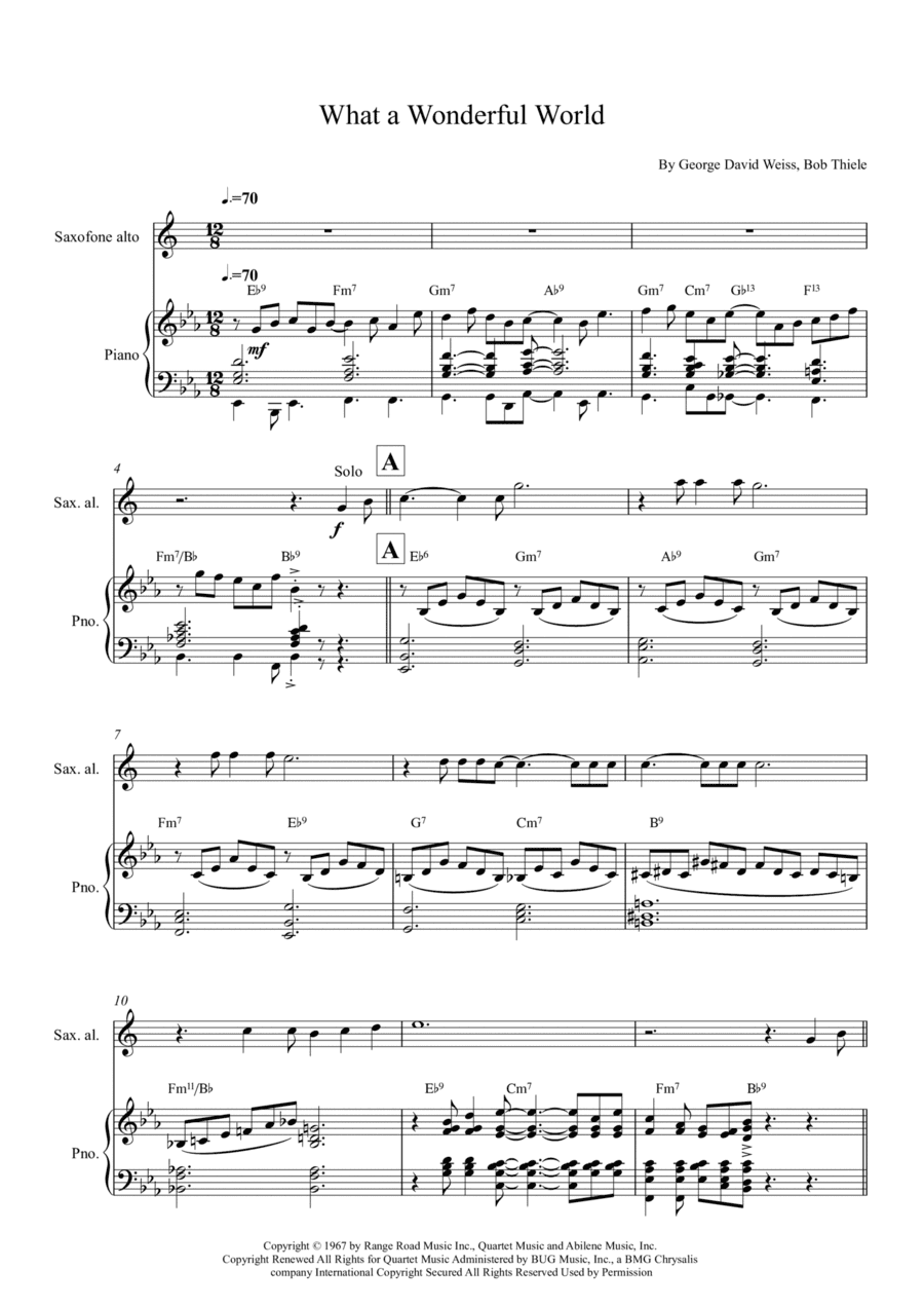 What A Wonderful World (arr. Vinicius Louzada)