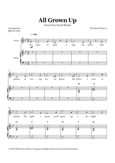 All Grown Up (arr. Márcio Silva)