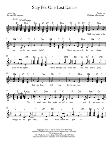 Stay For One Last Dance