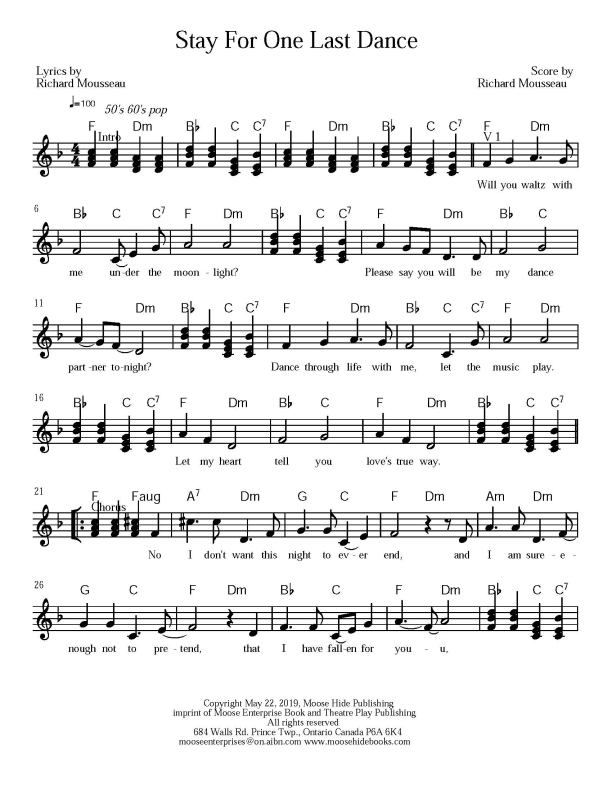 Stay For One Last Dance