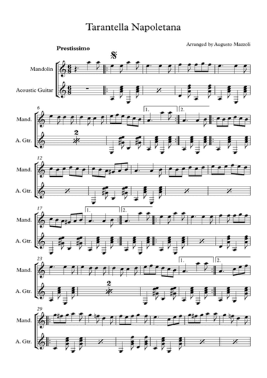 Tarantella Napoletana (arr. Augusto Mazzoli)