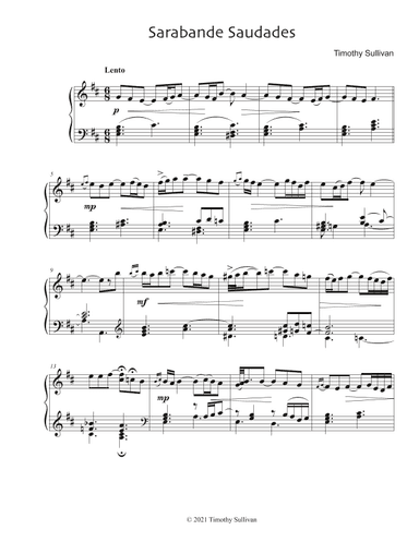 Sarabande Saudades