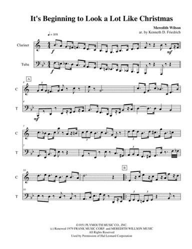 It's Beginning To Look Like Christmas (arr. Kenneth D. Friedrich)