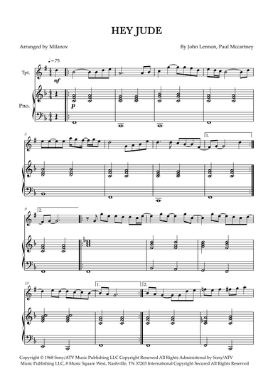 Hey Jude (arr. Milanov)