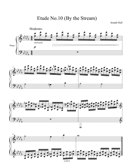 Etude No. 10 ( By the Stream )