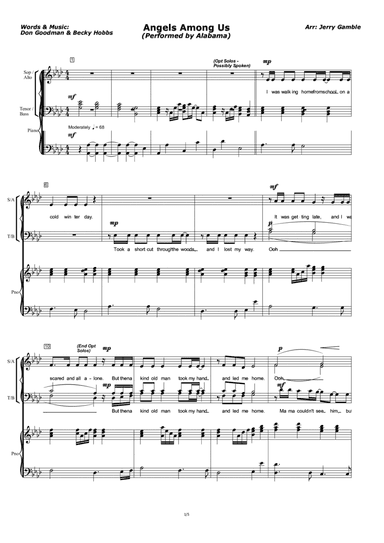 Angels Among Us (arr. J. J. Gamble)