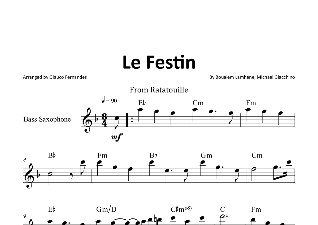 Le Festin (arr. Glauco Fernandes)