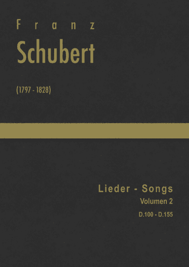 Schubert - Lieder ; Songs, D.100 - D.155 (arr. J.G. Cucó Barber)