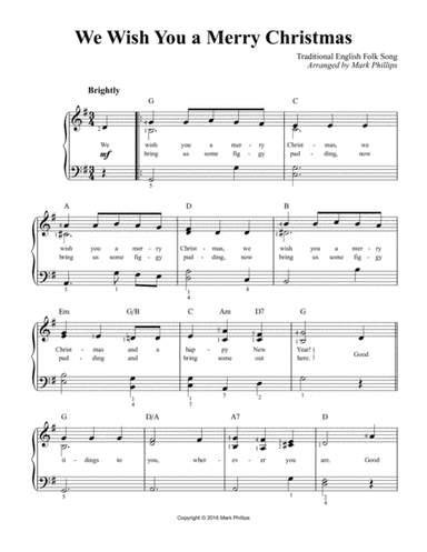 We Wish You a Merry Christmas (arr. Mark Phillips)