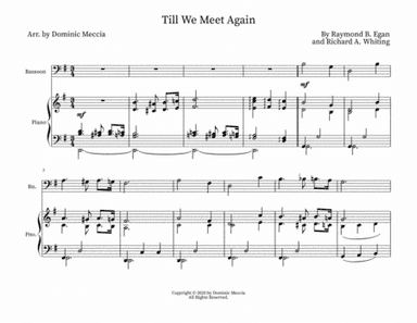 Till We Meet Again (arr. Dominic Meccia)