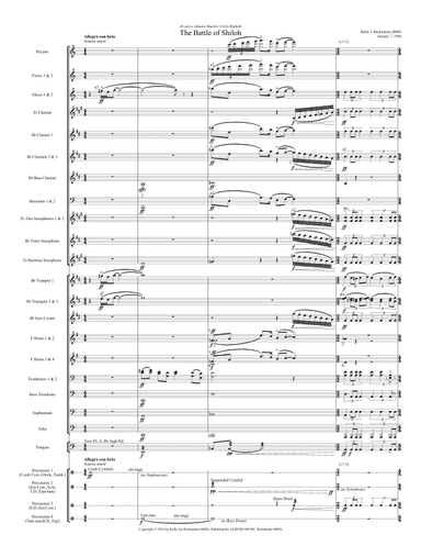 The Battle of Shiloh for Concert Band
