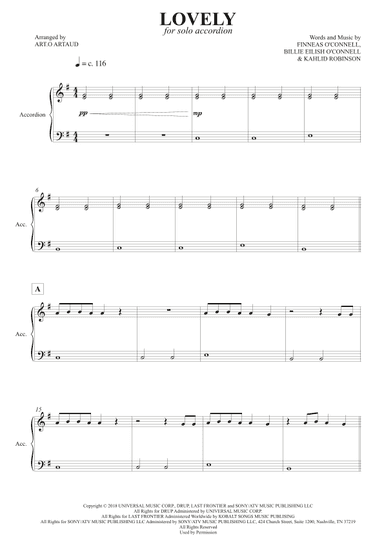 Lovely (arr. Art.o Artaud)