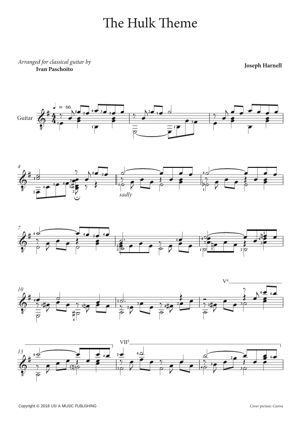 Theme From The Incredible Hulk (arr. Ivan Paschoito)
