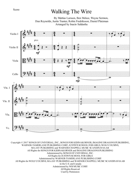 Walking The Wire (arr. Inacio Saldanha)