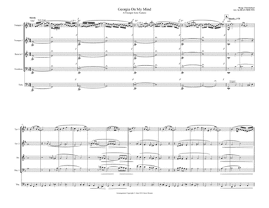 Georgia On My Mind (arr. Dean Mounts)