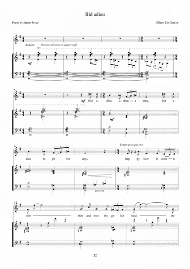 11. Bid Adieu  - 36 Songs on Poems by James Joyce