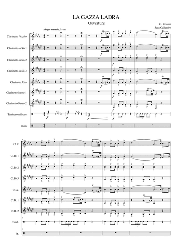 La gazza ladra (Ouverture) (arr. Sara Caliandro)