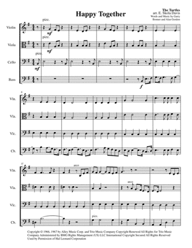 Happy Together (arr. Elizabeth Skola Davis)