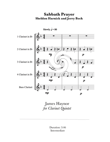 Sabbath Prayer (arr. James Haynor)