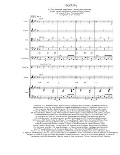 Havana (arr. Joe Deninzon)