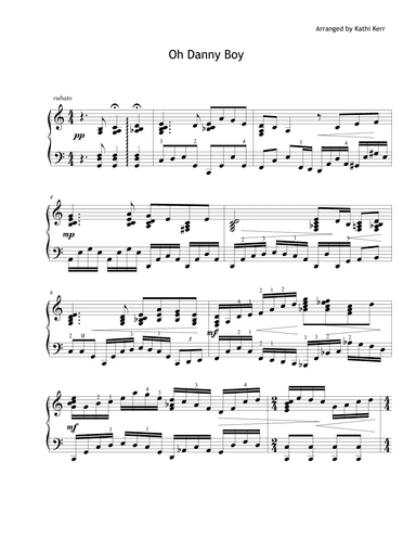 Danny Boy (arr. Kathi Kerr)