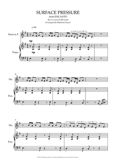 Surface Pressure (arr. Matthew pyeon)