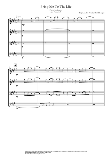 Bring Me To Life (arr. Junqueira's)