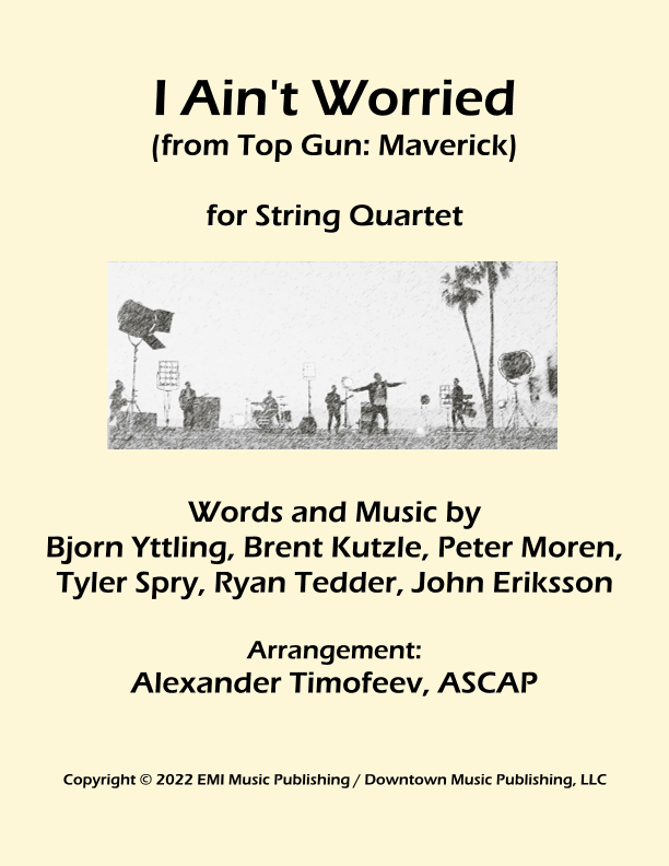 I Ain't Worried (arr. Alexander Timofeev)