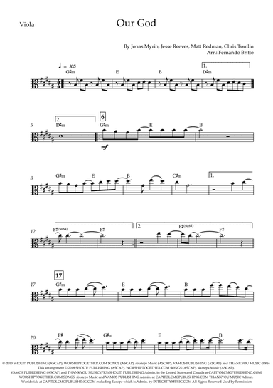 Our God (arr. Fernando Britto)