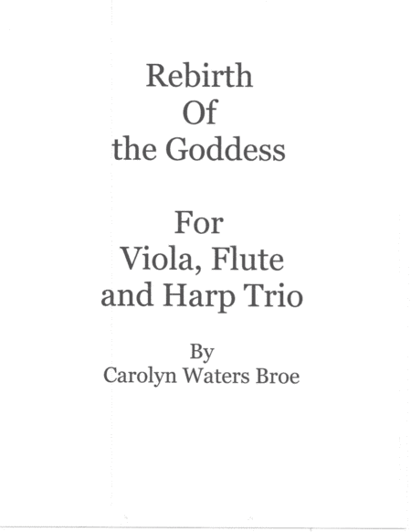 Rebirth of the Goddess