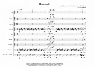 Barracuda (arr. Sean Monigold)