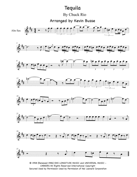 Tequila (arr. Kevin Busse)