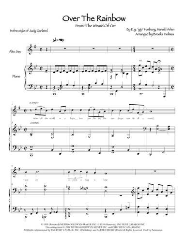 Over The Rainbow (arr. Brooks Holmes)