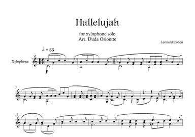 Hallelujah (arr. Duda Oriontte)