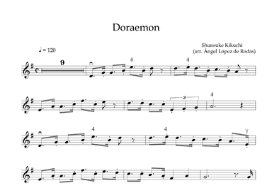 Doraemon (arr. Ángel López de Rodas)