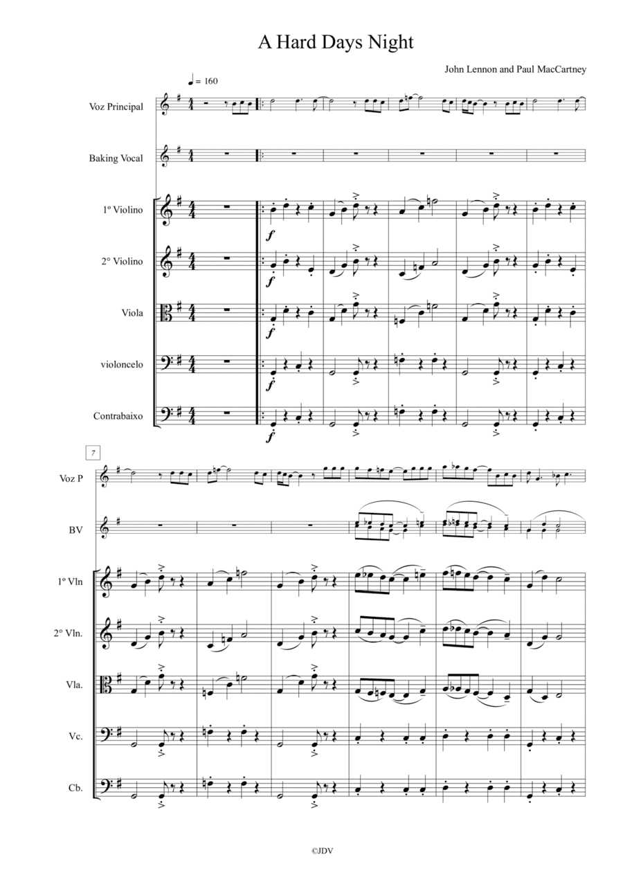 A Hard Day's Night (arr. Josemir Valverde)