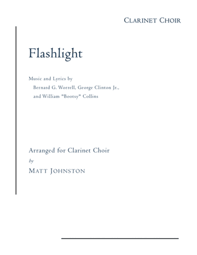 Flashlight (arr. Matt Johnston)