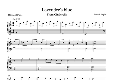 Lavender's Blue (arr. Música al Piano)