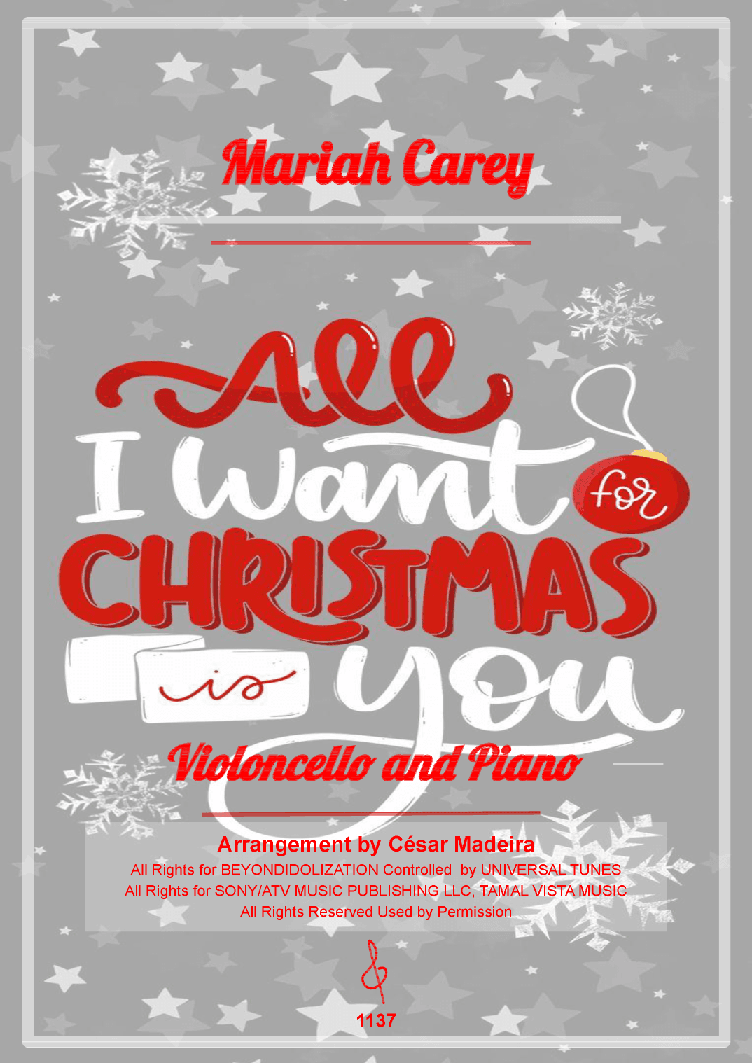 All I Want For Christmas Is You (arr. César Madeira)