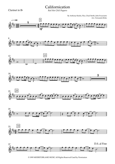 Californication (arr. Fernando Britto)